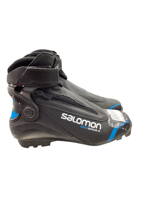 Vist Large View of Product Image Which is Used Salomon Boys SNS XC Ski Boots Black W 06.5-07 / JR 4.5-05