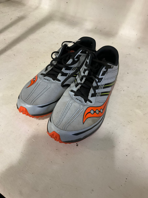 Vist Large View of Product Image Which is Used Track & Field Cleats Adult Grey Senior 9