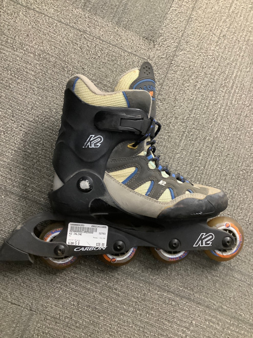 Vist Large View of Product Image Which is Used K2 INLINE Senior Rec Fitness Skates Black Senior 8