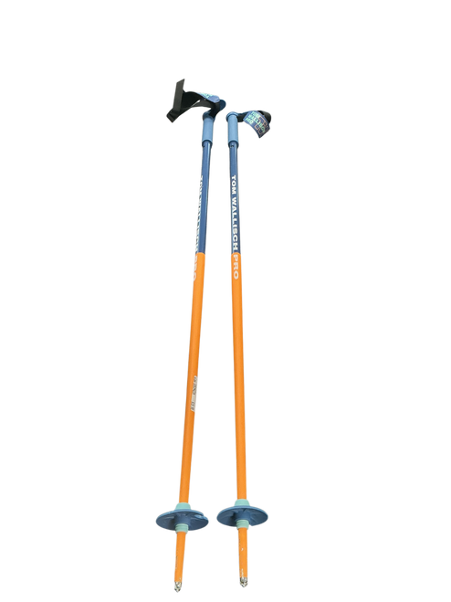 Vist Large View of Product Image Which is Used LINE TOM WALLISCH PRO SKI POLES Mens DH Ski Pole Royal Blue 105 cm / 42 in