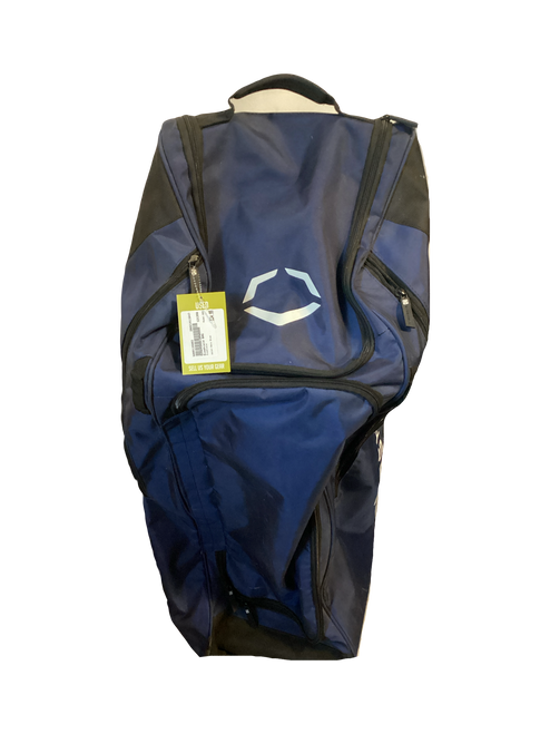 Vist Large View of Product Image Which is Used Evoshield BAG BB/SB Player Wheeled Bag Navy Blue