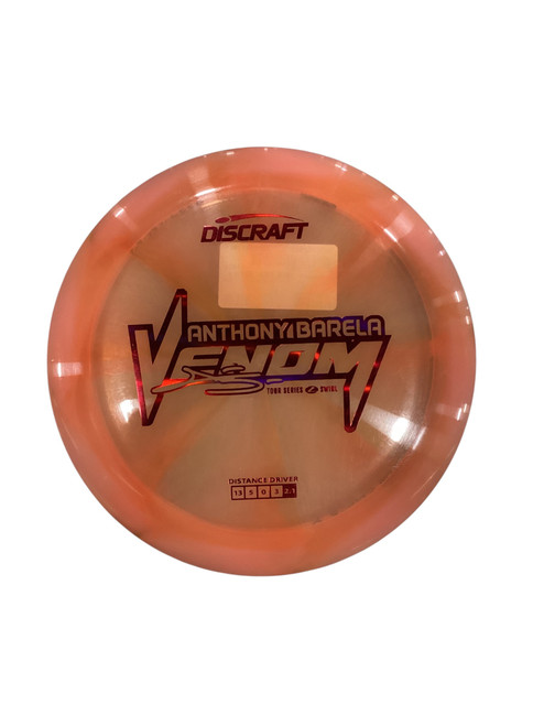 Vist Large View of Product Image Which is Used Discraft 2025 TOUR SERIES VENOM Disc Golf Driver Orange 170g