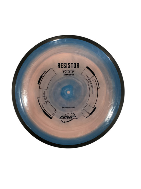Vist Large View of Product Image Which is Used MVP NEUTRON RESISTOR Disc Golf Driver Royal Blue 174g
