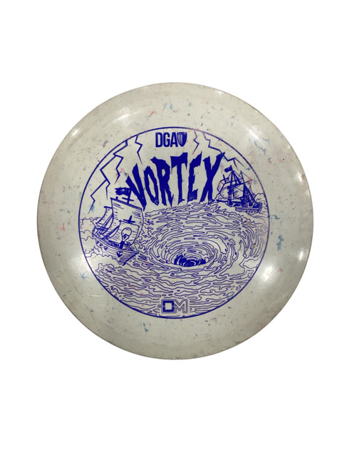 Vist Large View of Product Image Which is Used DGA VORTEX Disc Golf Driver White