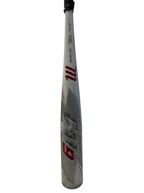 Vist Large View of Product Image Which is Used Marucci Cat 9 MCBC9W 31/28 -3 BBCOR Bat - Red And White