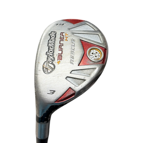 Vist Large View of Product Image Which is Used Taylormade BURNER RESCUE HT Mens Hybrid Club Left Hand 3 Hybrid