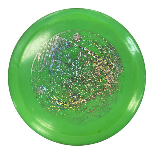 Vist Large View of Product Image Which is Used Discraft ESP DRIVER Disc Golf Driver Green