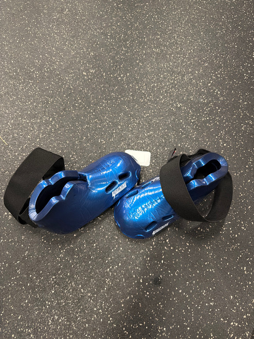 Vist Large View of Product Image Which is Used Martial Arts Foot Pads Royal Blue Junior