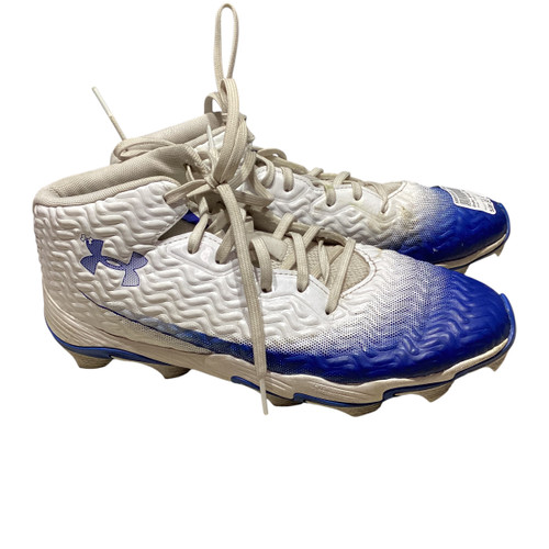 Vist Large View of Product Image Which is Used Under Armour Adult FB Cleats Royal Blue Senior 8.5