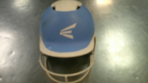 Vist Large View of Product Image Which is Used Easton HELMET Batting Helmet w/Mask Carolina Blue S/M