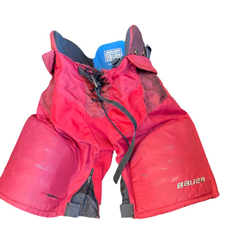 Vist Large View of Product Image Which is Used Bauer ONE 55 Senior Pant Red LG