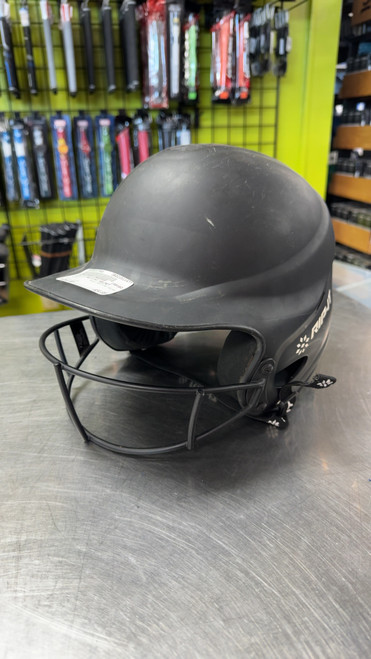 Vist Large View of Product Image Which is Used RIP-IT BATTING HELMET Batting Helmet w/Mask Black MD