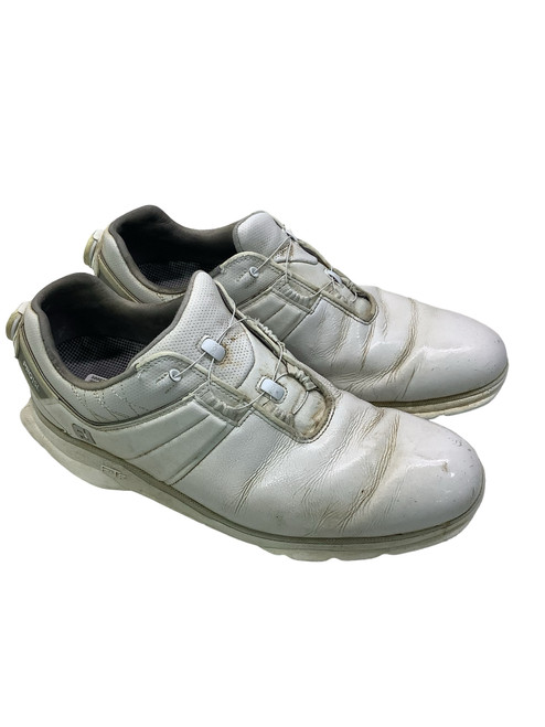Vist Large View of Product Image Which is Used Foot Joy Mens Golf Shoes White Senior 11