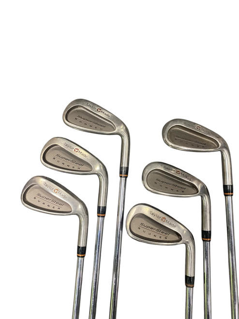 Vist Large View of Product Image Which is Used Taylormade SUPERSTEEL BURNER Mens Iron Set RH 5I-PW