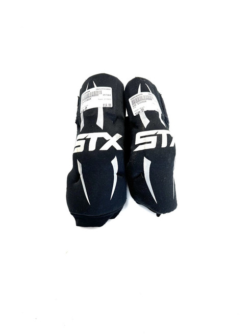 Vist Large View of Product Image Which is Used STX STINGER Lacrosse Arm Pads/Guards Black SM