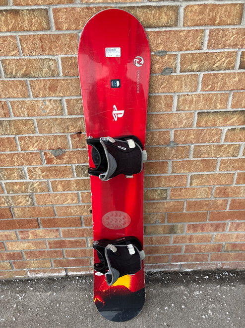 Vist Large View of Product Image Which is Used Rossignol NOMAD Boys Board/Binding Red 149 cm