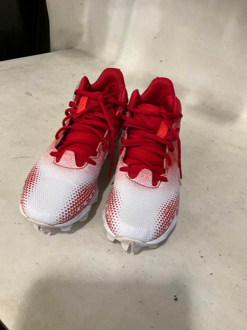 Vist Large View of Product Image Which is Used Under Armour Jr FB Cleats Red Junior 06