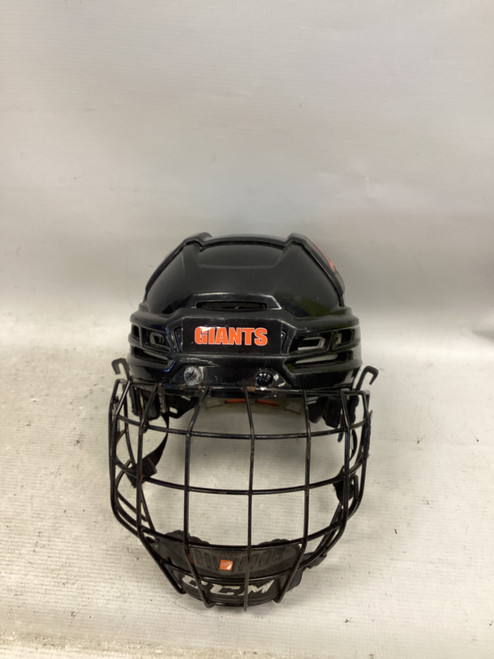 Vist Large View of Product Image Which is Used CCM TACKS 910 S Helmet Cage Combo Black SM
