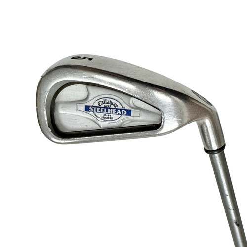 Vist Large View of Product Image Which is Used Callaway STEELHEAD X-14 Men's RH 5 Iron Regular Flex Graphite Shaft