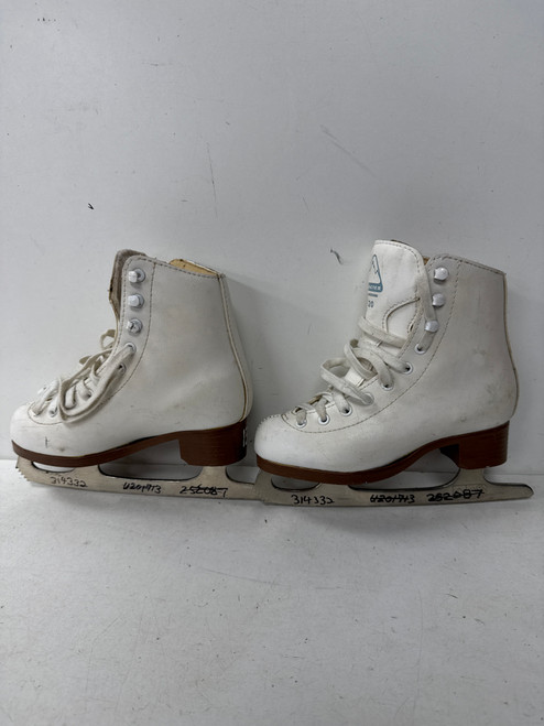 Vist Large View of Product Image Which is Used Jackson GLACIER 120 Girls Figure Skate White Youth 13.0