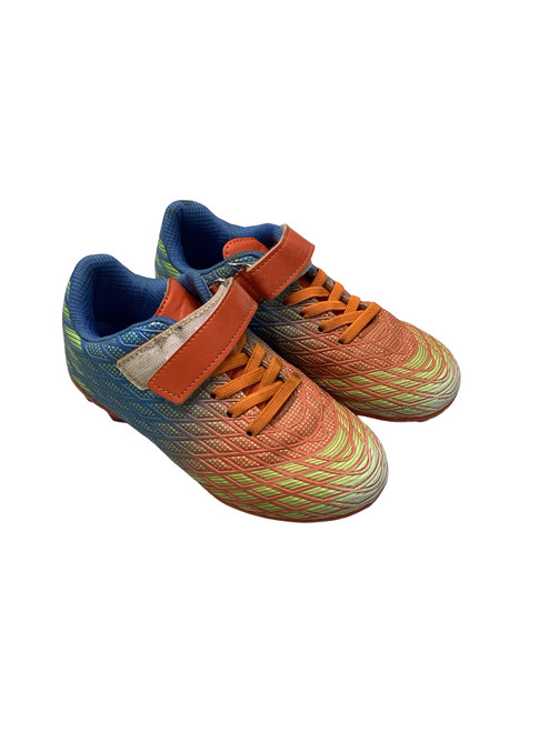 Vist Large View of Product Image Which is Used Soccer Cleats Orange Junior 01