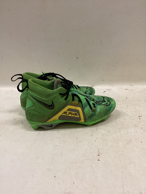 Vist Large View of Product Image Which is Used Nike Adult FB Cleats Green Senior 7.5