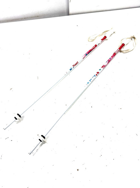Vist Large View of Product Image Which is Used AXIS LUNA Girls DH Ski Pole White 90 cm / 36 in