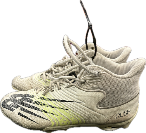 Vist Large View of Product Image Which is Used New Balance RUSH LAX Cleats Womens Grey Senior 7