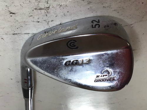 Vist Large View of Product Image Which is Used Cleveland CG12 Golf Wedge Mens LH 52 Degree
