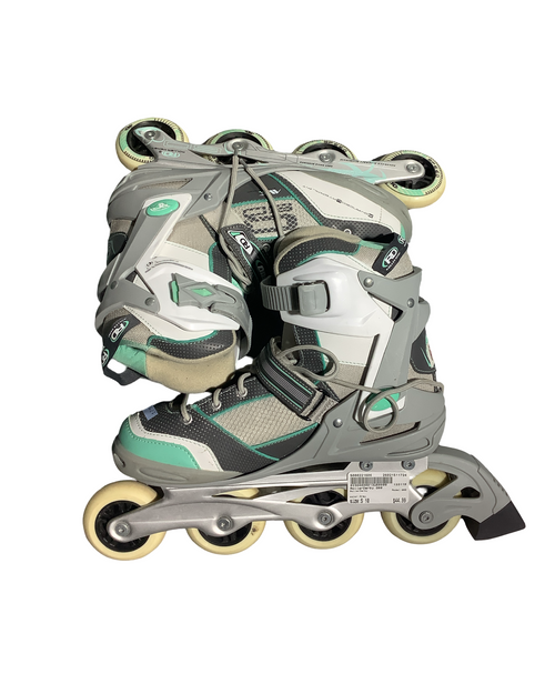 Vist Large View of Product Image Which is Used RollerDerby Q60 Senior Rec Fitness Skates Grey Senior 10
