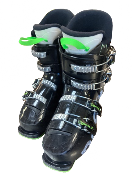 Vist Large View of Product Image Which is Used Rossignol COMP J 4 Boys DH Ski Boot Black 245 MP - M06.5 - W07.5