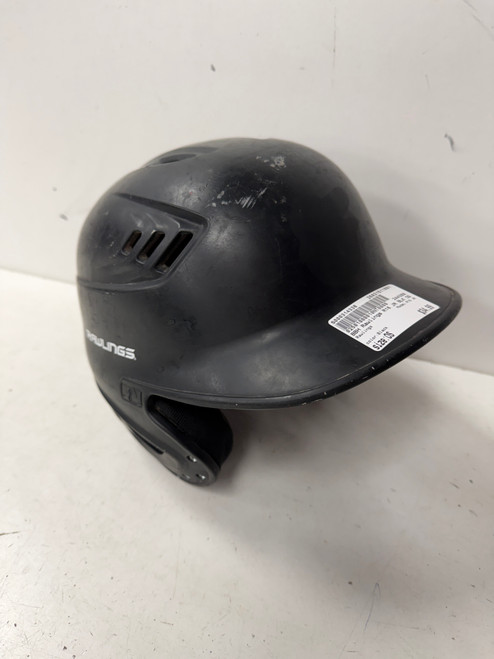 Vist Large View of Product Image Which is Used Rawlings R16 JR Batting Helmet No Mask Black One Size