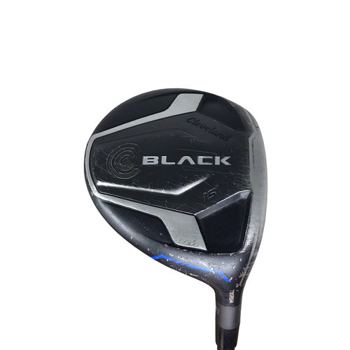 Vist Large View of Product Image Which is Used Cleveland BLACK Mens Fairway Wood RH 3 Wood