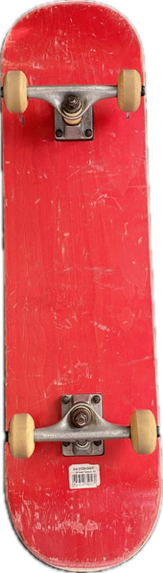 Vist Large View of Product Image Which is Used BLANK RED Complete Skateboard Red 8"
