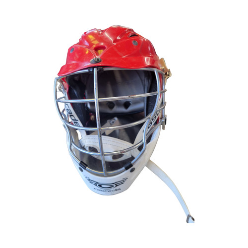Vist Large View of Product Image Which is Used Cascade CPX-R HELMET Lacrosse Helmet Red One Size