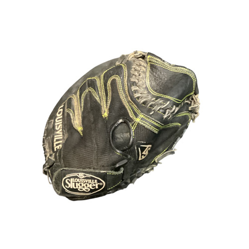 Vist Large View of Product Image Which is Used Louisville Slugger CATCHERS MITT BB/SB Catchers RH Throw Black 32 1/2"