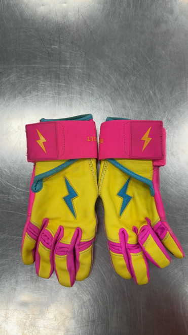 Vist Large View of Product Image Which is Bruce Bolt Batting Gloves “Creator Series” Youth Small