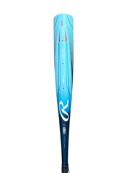 Vist Large View of Product Image Which is Used Rawlings Clout 30/20 -10 USSSA 2 3/4” Bat - Royal Blue