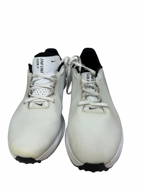 Vist Large View of Product Image Which is Used Nike INFINITY GOLF FN0555-100 Mens Golf Shoes White Size 11.5