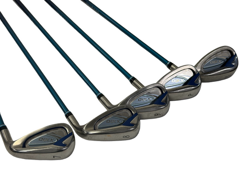 Vist Large View of Product Image Which is Used XXIO 12 Womens Golf Iron Set RH 7I-SW w/ MP1200L 35g Womens Flex Shafts +1/4"