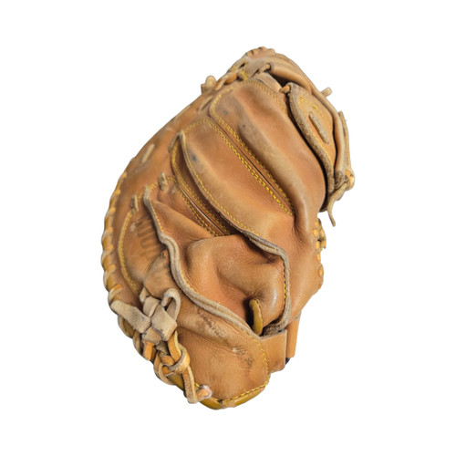 Vist Large View of Product Image Which is Used Cooper CATCHER GLOVE BB/SB Catchers RH Throw Brown 31 1/2"