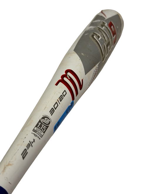 Vist Large View of Product Image Which is Used Marucci CAT 9 MSBC910W -10 USSSA 2 3/4 Baseball Bat 30" 30/20