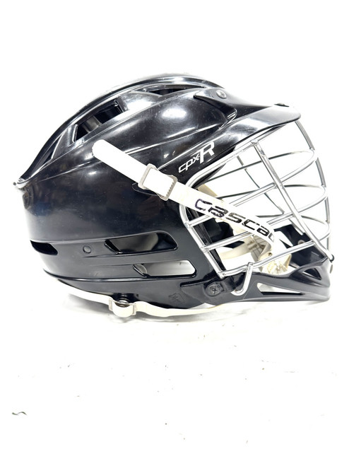Vist Large View of Product Image Which is Used Cascade CPX-R Lacrosse Helmet Black One Size
