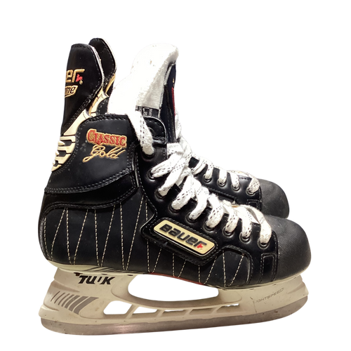 Vist Large View of Product Image Which is Used Bauer SUPREME CLASSIC GOLD Senior Hockey Skate Senior 8