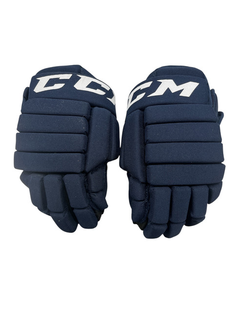 Vist Large View of Product Image Which is Used CCM LTP Junior Gloves Navy Blue 11"