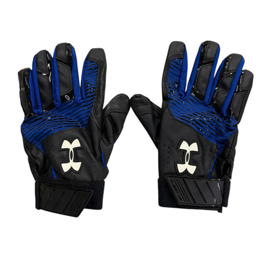 Vist Large View of Product Image Which is Used Under Armour BB/SB Batting Gloves Black XL