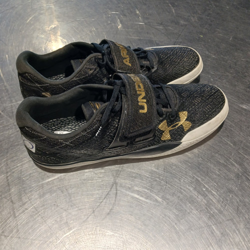 Vist Large View of Product Image Which is Used Under Armour Track & Field Cleats Adult Black Senior 13