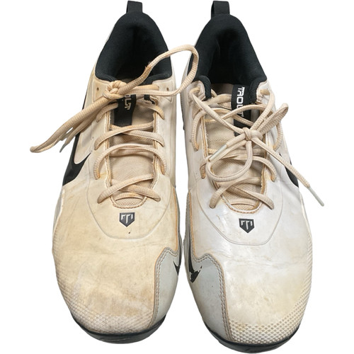 Vist Large View of Product Image Which is Used Nike FB9728-100 BB/SB Cleats White Senior 10.5