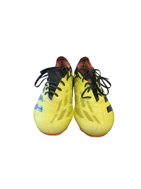 Vist Large View of Product Image Which is Used Adidas PREDATOR Soccer Cleats Yellow Junior 05.5