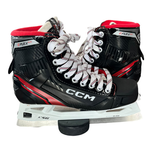 Vist Large View of Product Image Which is Used CCM EFLEX 6.5 Senior Goalie Skate Senior 7